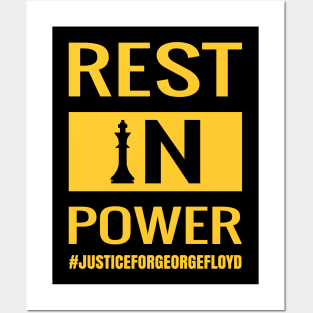 Rest In Power, George Floyd, Black Lives Matter, Civil Rights Posters and Art